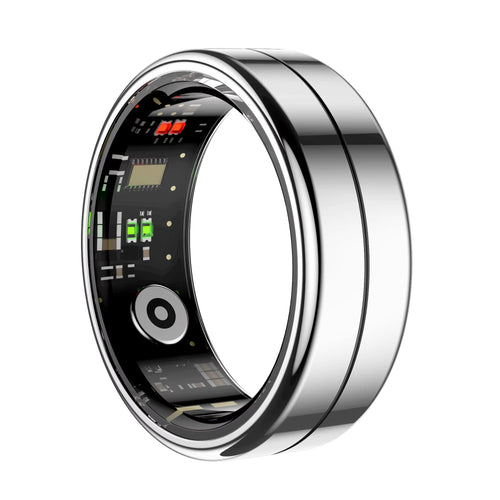 R04 Smart Ring 2025 NEW Men Women Multi Sports Modes Body Temperature HRV Health and Sleep Monitor Stainless Steel Sport Ring